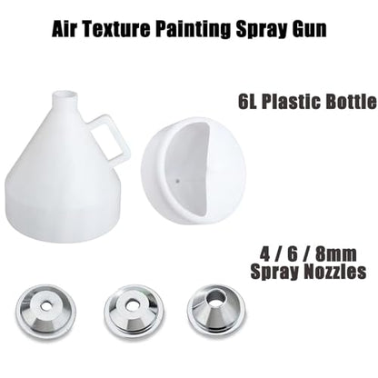 4/6/8mm Nozzles 6L Drywall Texture Painting Sprayer, Staright - color: 2