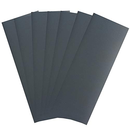LotFancy 1000 Grit Sandpaper, 45PCS, 9 x 3.6 Dry Wet Sand Paper, Silicon Carbide Sanding Sheet for Metal Automotive Wood Furniture Sanding, Polishing, Finishing - size: 1000Grit