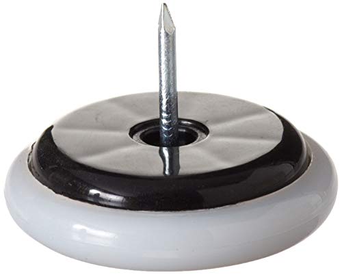 Shepherd Hardware 9513 1-1/2-Inch Nail On Cushioned Furniture Glides, Plastic Base, 4-Pack