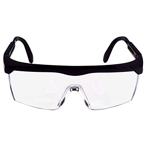 HQRP Protective Safety Glasses/Goggles (Pack of 4) for Wood Metal cutting, Chipping, Grinding, Sanding, Polishing, Soldering, Machining