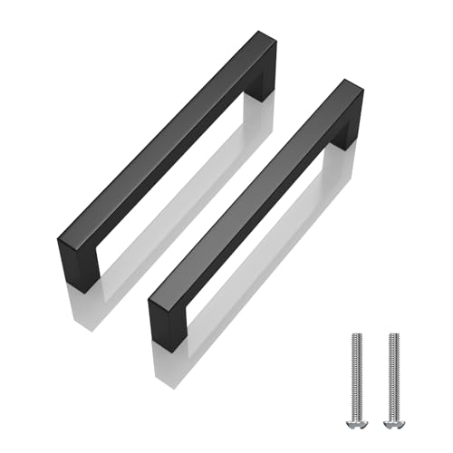 Matte Black 12-3/5 Inch Cabinet Handles, 30 Pack Cabinet Pulls - size: 12-3/5inch(320mm) Hole Center