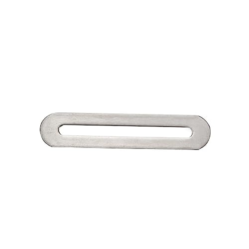 Xiaoyztan 3.5 Inch Stainless Flat Bracket Adjustable Support 6 Pcs - color: Silver, size: Small