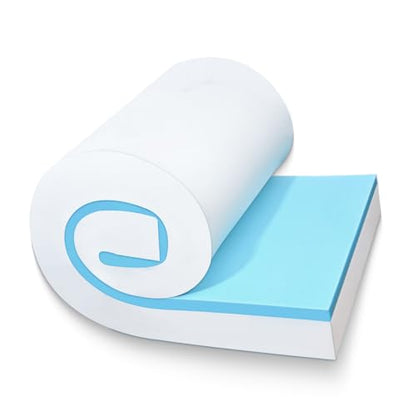 5"x24"x72" Upholstery Foam High Density Gel Memory Foam Cushion - size: 72"X24"x5