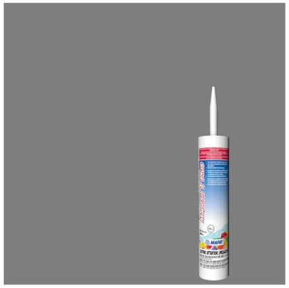 MAPEI Mapesil T Plus 100% Silicone Sealant, Waterproof & Flexible Caulk, Color-Matched to MAPEI Grout, Interior or Exterior Use, Tile, Bathroom, DIY, 10.1 oz Tube, Pearl Gray - style: Pearl Gray