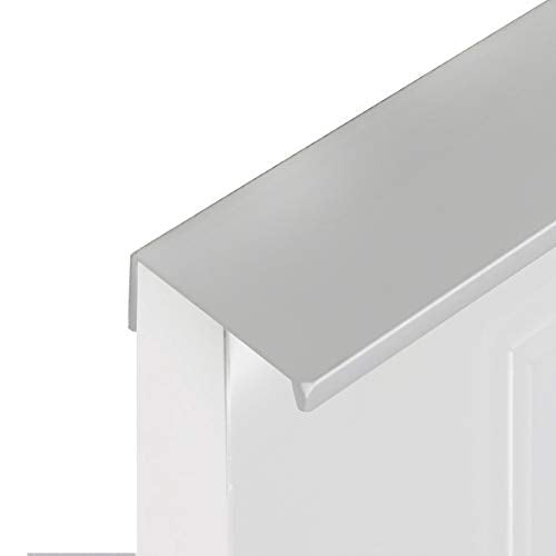 5.9 Inch Finger Pull 6Pcs, 5 Inch Hole Centers, Aluminum Alloy, Silver - color: Silver, size: 150mm/5.9", style: Straight Edge