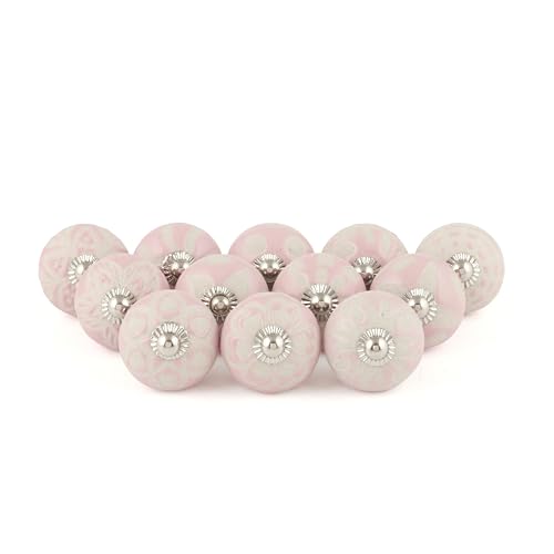 Kitchen Cabinet Knobs for Dresser Drawers - Pack of 12 - color: Pink