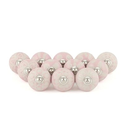 Kitchen Cabinet Knobs for Dresser Drawers - Pack of 12 - color: Pink