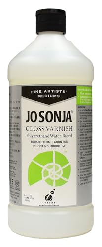Jo Sonja Polyurethane Varnish Gloss - 32oz Bottle - size: 32oz - 1 Pack