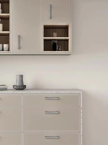 10 Pack 3 Inch Brushed Satin Nickel Pulls - Cabinet Handles and Drawer Pulls - color: Brushed Nickel, size: 3"(76mm) hole center