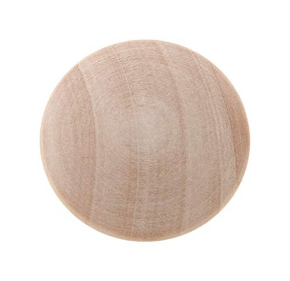 Silverline Round Wood Drawer Knob 1-1/2", Unfinished Cabinet Pulls Handles Hardware for Drawer Wardrobe Dresser, 20 Pack