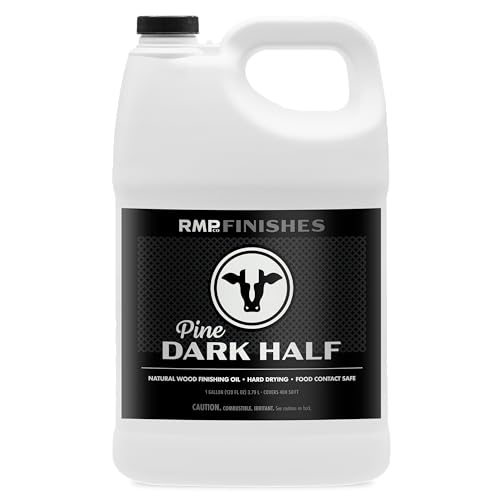RMP Finishes Dark Half Tung Oil Mix for Wood Finishing, Cutting Boards, Butcher Blocks, Wooden Floors, Clay, Stone, and Slate, Food Grade, Pine, 1 Gallon - color: Pine, size: 128 Fl Oz (Pack of 1)