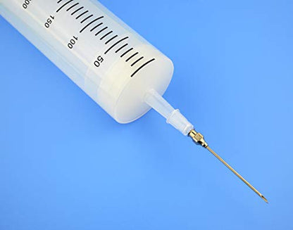 300ml Kitchen Syringe - Large Volume Plastic Syringe With Needle for Dispensing and Glue (300cc) - size: 300ml