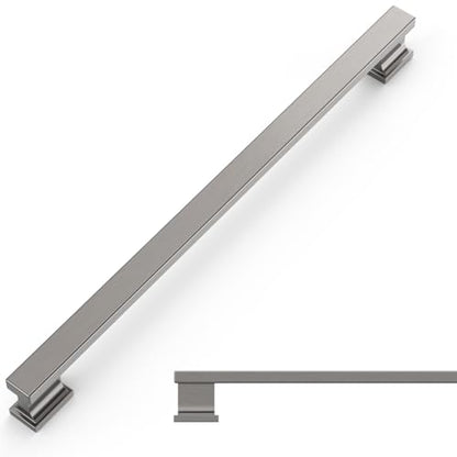 Amerdeco 10 Pack Brushed Black Nickel Cabinet Pulls 10" - color: Brushed Black Nickel, size: 10" hole center