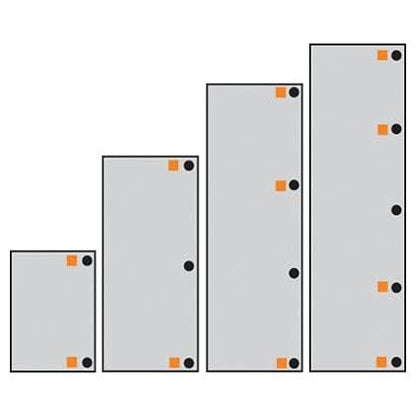 Blum 973A0500.01x20 973A Blumotion Straight Arm Full Overlay Hinge for Doors, Nickel Finish (Pack of 20)