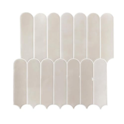 Peel and Stick Backsplash Tile, 10 Sheets 12''x12'' Kitchen Tiles - color: Beige Brown