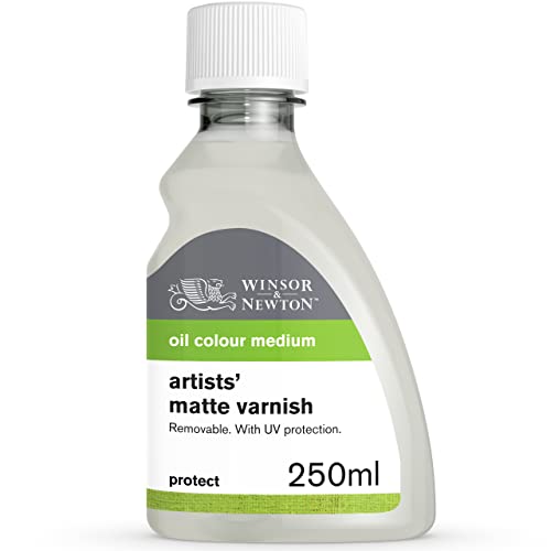 Winsor & Newton Professional Artists' Matt Varnish, 250ml Bottle - color: Matt Varnish, style: 8.4-oz Bottle