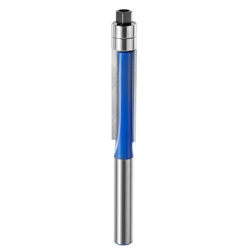 Flush Trim Router Bit, 1/2" x 1-3/16", 1/2" Shank, Top Bearing - size: 1/2 Shank x 1/2"