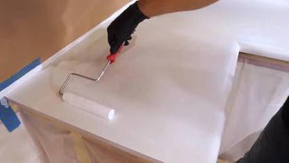 Stone Coat Countertops Epoxy Undercoat Black (1 Quart) for Bar Tops & More - color: Black, 32 Oz