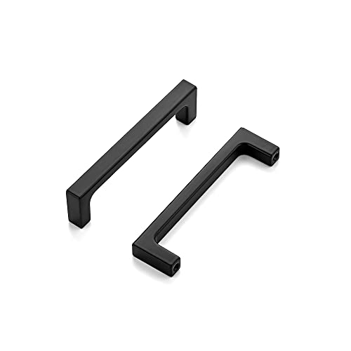 Ravinte Matte Black Kitchen Cabinet Handles 3-3/4 Inch Pulls 35 Pack - color: Matte Black, size: 3-3/4 Inches Hole Center