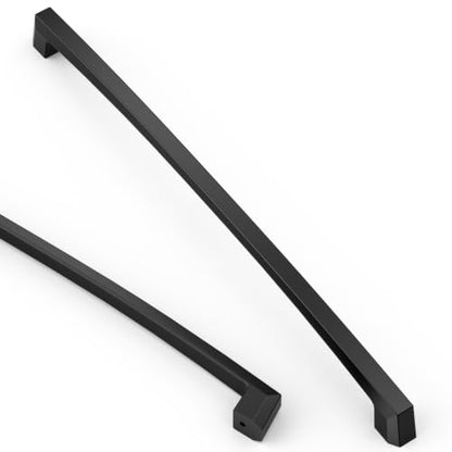 Asidrama 10 Pack 10 inch Matte Black Kitchen Cabinet Handles - color: Matte Black, size: 10" Hole Center(254mm)