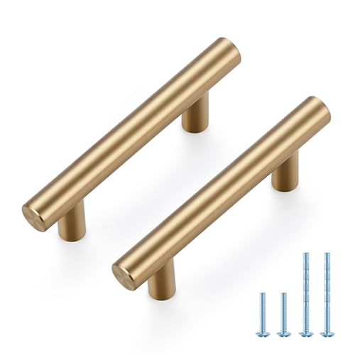 JOY DECOR Champagne Bronze Cabinet Pulls Drawer Pulls 2-1/2 Inch CC 30 Pack - color: Champagne Bronze, size: 2-1/2 Inch Hole Center