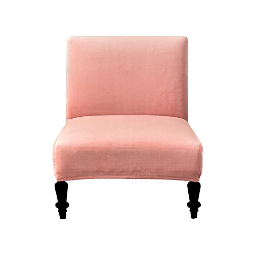 Eco-Ancheng Armless Chair Slipcover Removable Armless Accent Chairs Covers Washable Armless Slipper Chair Slipcover Printed Armless Chair Furniture Protector Covers for Living Dining Room Hotel - color: A22