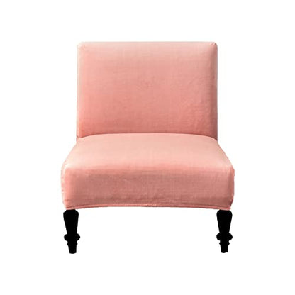 Eco-Ancheng Armless Chair Slipcover Removable Armless Accent Chairs Covers Washable Armless Slipper Chair Slipcover Printed Armless Chair Furniture Protector Covers for Living Dining Room Hotel - color: A22