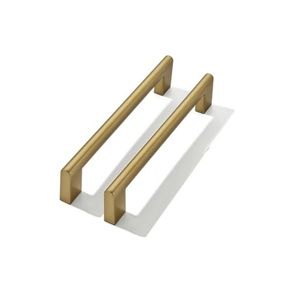10 Pack 3-3/4 Inch Hole Center Champagne Bronze Cabinet pulls Satin Brass Heavy Duty Solid Hardware for bathrooms Dressing Tables cabinets and Kitchen cabinets. - color: Champagne Bronze, size: 3-3/4 Inch Hole Center
