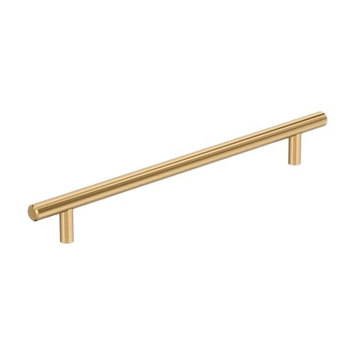 Amerock 8-13/16" Bar Pulls Champagne Bronze Drawer Pull - color: Champagne Bronze, size: 8-13/16 Inch (224 mm) Center-to-Center