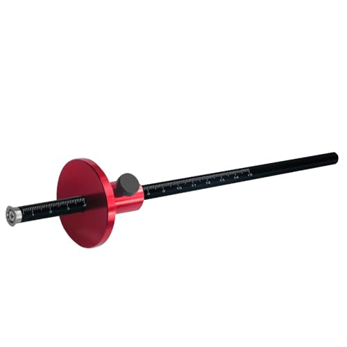ZJchao European Aluminum Alloy Wheel Marking Gauge Woodworking Scriber for Furniture Projects