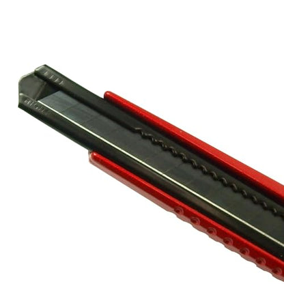 NT Cutter Premium Evolution PMG Series, Aluminum Die-Cast Grip (PMGA-EV01) - size: 9mm Standard-Duty, style: Red Aluminum Diecast Grip with Ultra Sharp Blade