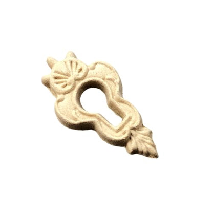 WoodUbend WUB0993 Keyhole Appliques - Heat Bendable & Flexible Wood Onlays 4.7x2.5cm - DIY Craft, Furniture & Home Decor - Easy to Apply & Paint - Versatile, Reusable & Decorative Decals (5 Pack) - size: WUB0993