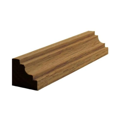 EWCC14 Cove Molding 3/4" x 3/4" Trim. Unfinished, Sapele Mahogany, 94" - color: Sapele Mahogany, size: 94 inches