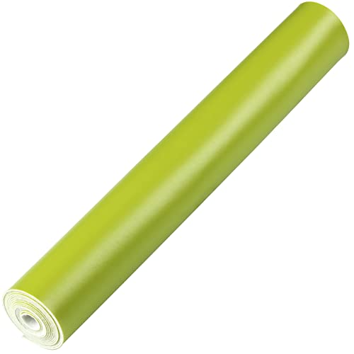 Smooth Solid Color Faux Leather Sheets Roll 12"X53" (30cmX135cm),Very Suitable for Making Crafts, Leather Earrings, Bows,Sewing (Grass Green) - color: Grass Green