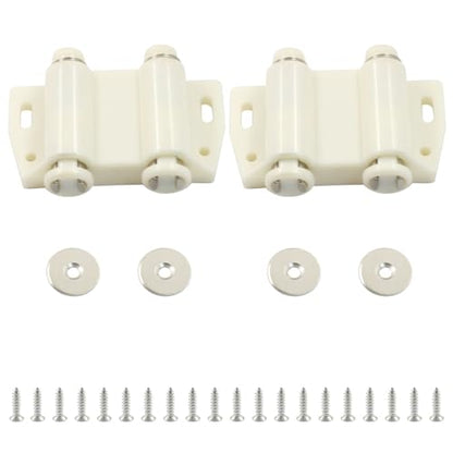 Hordion 4 Pack Magnetic Touch Latch, Push Release Opener - size: Double Door Touch