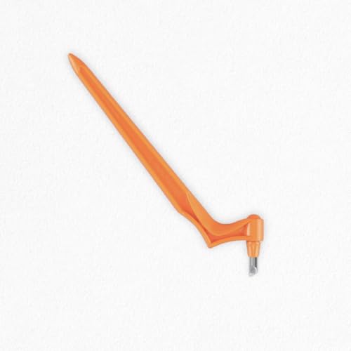 Gyro-Cut Pro Craft Cutting Tool with 15° Standard Steel Blade – Rotating Crafting Knife for Precision Curves, Paper Crafts, and Stencil Making and Mylar, Acetate, Vinyl