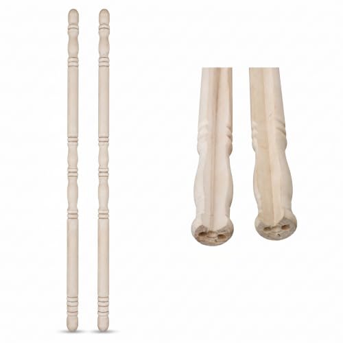 Renovators Supply 39 1/4 in Beechwood Corner Protectors Pack of 2 - color: Light Oak, size: Pack of 2