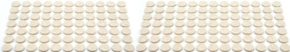 240 Pack Felt Pads for Furniture, 0.75 Inch Self Adhesive Cabinet Cushion Dots, Mini Foam Felt Pads, Self Stick Furniture Protectors for Cabinet Doors, Desks, Drawers and Floors, Oat Beige