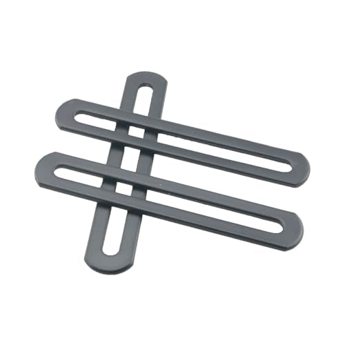 4PCS Black Cold Rolled Steel Adjustable Flat Repair Plate 4.5 Inch Metal Connector Hardware Fitting Suitable for Wood Furniture DIY Workbenches