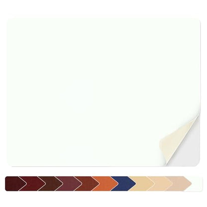 Numola Leather Repair Patch, 8×11 Inch Self-Adhesive White - color: White, size: 8×11inch