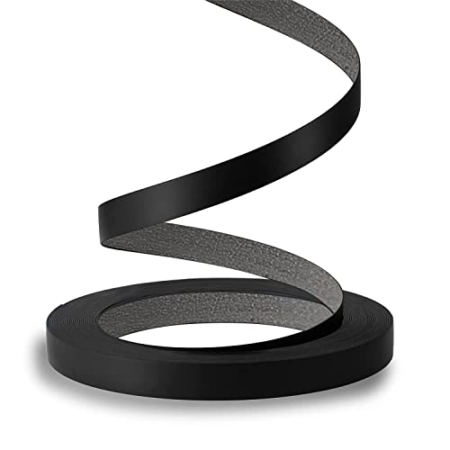 Black Edge Banding, 1 1/2 inch x 100ft roll of Veneer Edge Banding -Pre-glued Flexible Edging, PVC Tape Banding on with Hot Melt Adhesive Easy Application - color: Black, size: 1 1/2"x 100ft