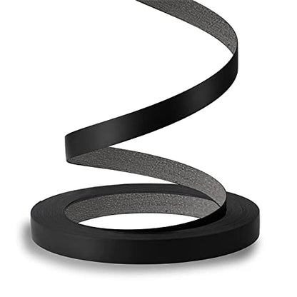 Black Edge Banding, 1 1/2 inch x 100ft roll of Veneer Edge Banding -Pre-glued Flexible Edging, PVC Tape Banding on with Hot Melt Adhesive Easy Application - color: Black, size: 1 1/2"x 100ft