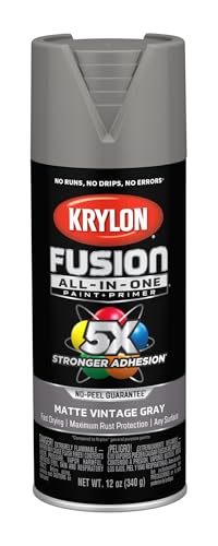 Krylon Fusion All-In-One 12 Oz. Matte Spray Paint, Vintage Gray - 1 Each
