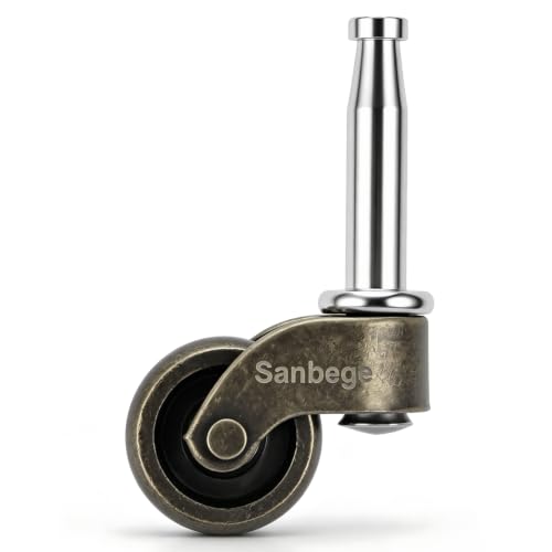 1" Swivel Ball Caster Wheel, Furniture Casters with Socket