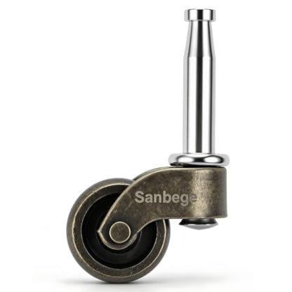 1" Swivel Ball Caster Wheel, Furniture Casters with Socket