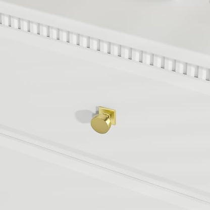 15 Pack Gold Cabinet Knobs for Cabinets Drawers Knobs for Kitchen - color: Matte Gold