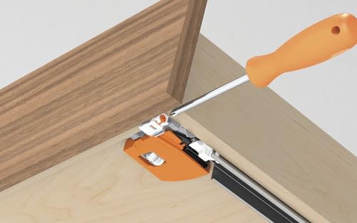 BLUM Tandem Plus BLUMOTION Drawer Slides Complete Pair, with Runners 563H, Locking Devices, Rear Mounting Brackets and Screws (for face Frame or Frameless Application) 21 Inch