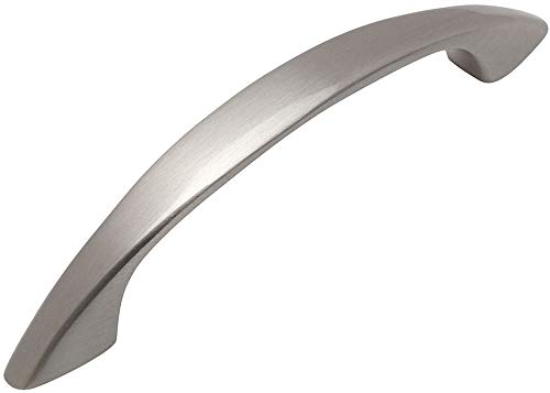 Cosmas 25 Pack 1387SN Satin Nickel Pull 3 Inch Hole Centers - size: 25 Pack