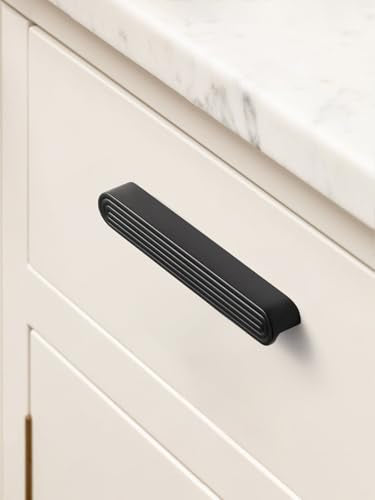 Cabinet Pulls Black 6.3" Hole Center 5 Pack - color: Black, size: 6-5/16"(160mm) Hole Center