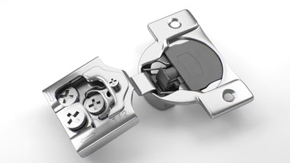 10-Pack 1/2" Overlay Soft Close Face Frame Kitchen Cabinet Hinges - size: 1/2 Inch
